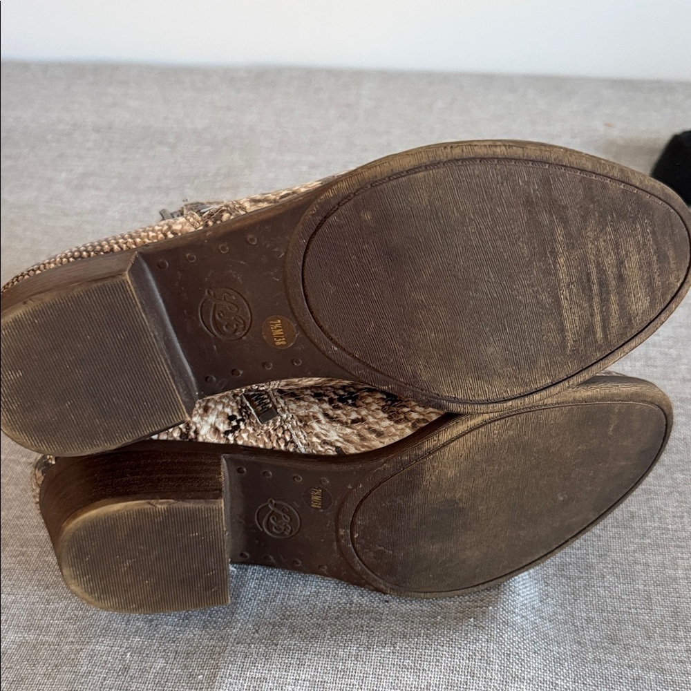Lucky brand Snakeskin Ankle Boots - Picture 7 of 9